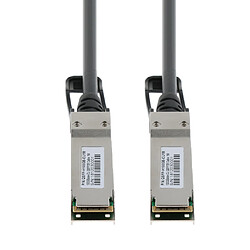 QSFP28 SFF-8665 Câble à connexion directe passive 100Gbps Ethernet 30AWG 1 mètre