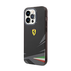 Ferrari Coque pour iPhone 14 Pro en TPU Antichocs modèle Italia Noir