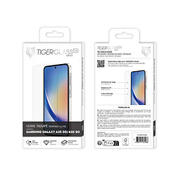 Tiger Protection d'Écran pour Galaxy A35 5G / A55 5G en Verre Trempé Anti-rayures Transparent