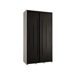 Abiks Meble Armoire Davos 12 À Portes Coulissantes 235,2/130/45 2 Portes