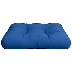 Acheter vidaXL Coussin de palette bleu royal tissu