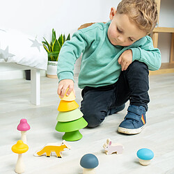 Bigjigs Toys Ensemble de jeu Amis de la forêt en bois pas cher