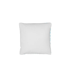 Beliani Coussin RADZKOT Coton 40 x 40 cm Géométrique Bleu pas cher