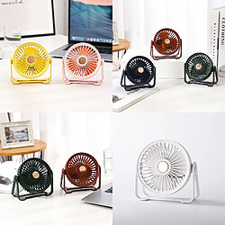 Ventilateur de Conception en Forme de Bureau à Angle Réglable Portable de Style Moderne Minimaliste Usb