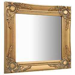 Decoshop26 Miroir mural baroque - Doré