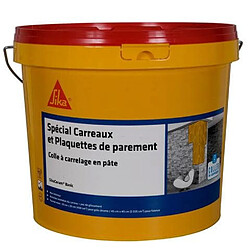 Colle à carrelage en pâte pour carreaux et plaquette de parement (D1-ET) - SIKA SikaCeram Basic - Ivoire - 5kg