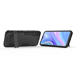 Wewoo Coque Pour Huawei Enjoy 10S Antichoc PC + TPU Housse de protection avec support invisible Noir pas cher