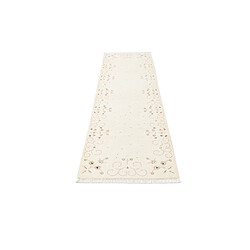 Avis Vidal Tapis de couloir en laine 290x81 beige Darya