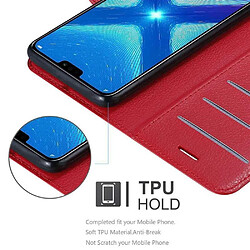 Acheter Cadorabo Coque Honor 8X Etui en Rouge