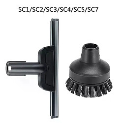 Brosse de rechange pour Machine de nettoyage Karcher, 2 pièces, tête de brosse miroir, SC1 SC2 SC3 SC4 SC5 SC7 CTK10 CTK20, accessoires