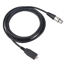 Adaptateur Audio 3 Broches XLR Femelle Vers 2.0 Type C Connecteur USB Microphone Microphone 3m pas cher