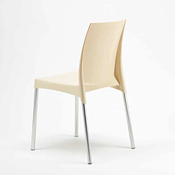 Acheter 20 Chaises Grand Soleil Boulevard plastique polypropylène empilables stock, Couleur: Blanc