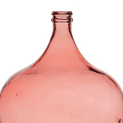 Acheter BigBuy Home Bouteille Décorative 36,5 x 36,5 x 56 cm Rose verre recyclé