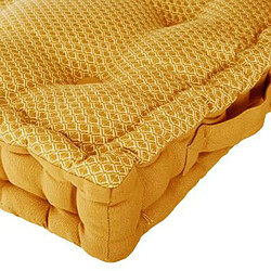 Coussin de Sol Carré Otto 40x40cm Ocre