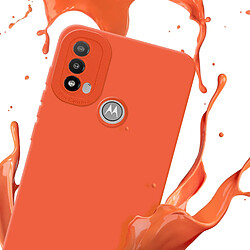 Cadorabo Coque Motorola MOTO E20 Etui en Orange