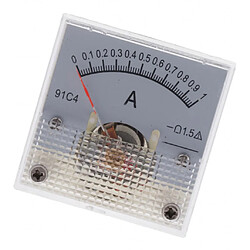 2 Pièces Ampèremètre Cc Analogique Panneau Ampèremètre Jauge De Courant 2.5% 0-1A pas cher
