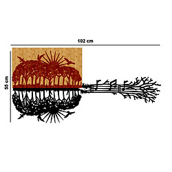 Avis EPIKASA Décoration Murale en Métal et Bois Guitare