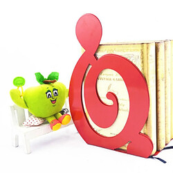 Wewoo 2 PCS Book Bezel Support de livre en métal Signet de pour notes Treble rouge