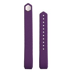 Wewoo Bracelet Violet pour Watchband Alta Watch en silicone à texture oblique, petite taille, longueur: environ 18.5cm