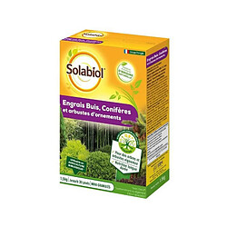 SOLABIOL Engrais Coniferes et Arbustes d'ornement 100% Organique - Action Longue Durée, 1,5 Kg - SOCONY15