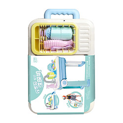 Ensemble De Jouets De Cuisine Pour Enfants Faire Semblant De Jouer Outil De Cuisine Accessoires De Batterie De Cuisine Bleu