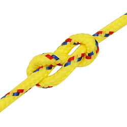 Acheter vidaXL Corde de bateau Jaune 5 mm 25 m Polypropylène