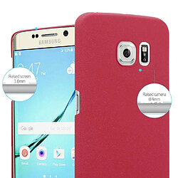 Acheter Cadorabo Coque Samsung Galaxy S6 EDGE Etui en Rouge