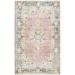 Avis Vidal Tapis de laine 141x88 rouge Vintage Royal