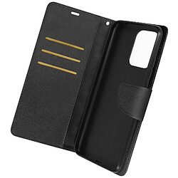 Avizar Étui pour Nokia G22 Portefeuille Support Vidéo Série Bara Soft Leather Noir