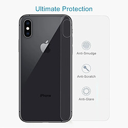 Acheter Wewoo Film de protection arrière en verre trempé 9H pour iPhone XS Max