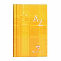 Clairefontaine 9589C registerkladde couverture rigide-carreaux - 7,5 x 12 cm, 64 pages