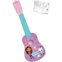 Lexibook - Ma Premiere Guitare Gabby et la maison magique - 53cm - Guide d'apprentissage inclus