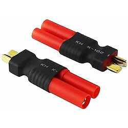 3pcs Deans T-Plug Mâle HXT 4mm Adaptateur Sans Fil RC LiPo Connecteur