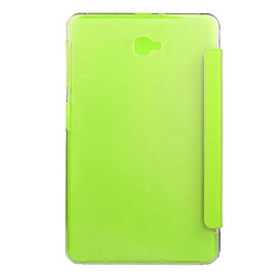 Avis Wewoo Housse Étui vert pour Samsung Galaxy Tab A 10.1 / T580 Toothpick Texture à rabat horizontal en cuir avec trois porte-pliage