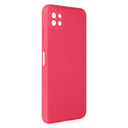 Avizar Coque Samsung Galaxy A22 5G Silicone Semi rigide Finition Soft Touch Fuchsia