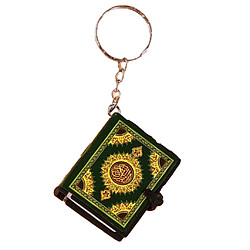 Mini Coran Porte-clés Arabe Musulman Porte-clés Porte-clés Bijoux Commémoratifs Vert