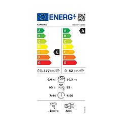 Lave-linge séchant hublot 10.5/6kg 1400 tours/min - wd10t534dbw - SAMSUNG