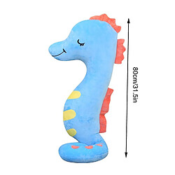 Universal (bleu) 80 cm Giant Seahorse Plux Toys Colorful Soft Soft Plux Doll Kawaii Room Decor Cartoon