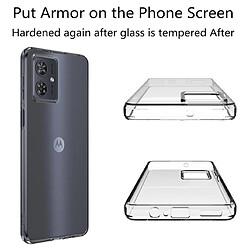 Avis Htdmobiles Coque pour Motorola Moto G54 5G - housse etui silicone gel fine + verre trempe - TRANSPARENT TPU