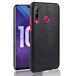 Wewoo Coque PC antichoc texture crocodile + PU pour Huawei Honor 10i / 20i noir