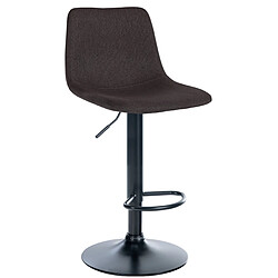 Non Tabouret de bar Divo tissu noir