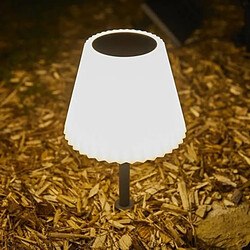 Lampe de bureau Lumisky Lady Spike Bouffant Blanc Métal pas cher