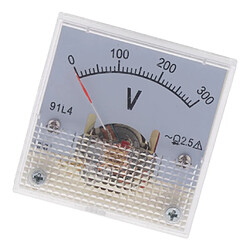 Voltmètre analogique Voltmètre à panneau analogique Voltmètre 2.5% Erreur 0-300V pas cher