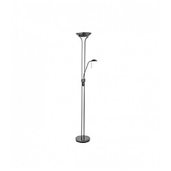 Endon Lampadaire Rome avec liseuse, chrome noir