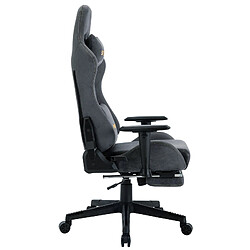 Avis Vidaxl Chaise de bureau ergonomique symino MP Racing Seat Design 200 kg capacité portante chaise de jeu pivotante avec repose - pieds gris