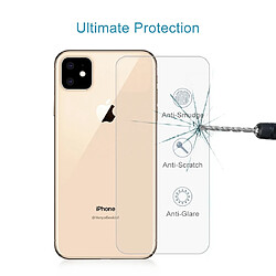 Acheter Wewoo Film de verre trempé Pour l'iPhone 11 9H 2.5D moitié - arrière de de téléphone portable d'écran transparent