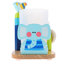 Porte-dentifrice en forme de tasse de brosse à dents pour enfants, avec éléphant de minuterie, 3 minutes