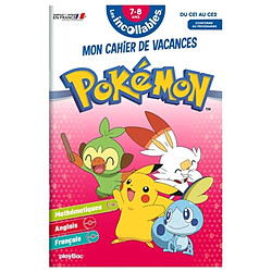 Les incollables, Pokémon : mon cahier de vacances : du CE1 au CE2, 7-8 ans, conforme au programme