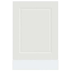 Avis vidaXL Panneau de lave-vaisselle Porto blanc 45x1,5x67 cm