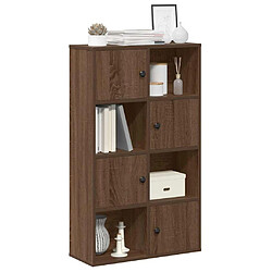 vidaXL Bibliothèque chêne marron 60x24x101,5 cm bois d'ingénierie